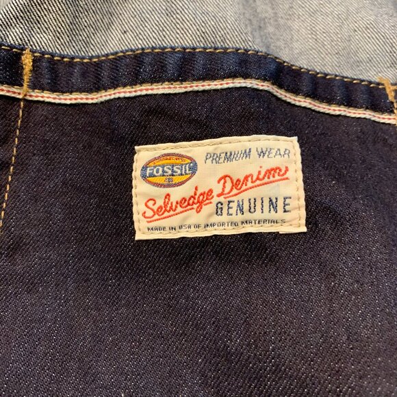 Fossil Selvedge Denim Jacket Medium - Picture 11 of 11